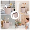 Unique Bargains Home Travel Durable Plastic Toothbrush Holder Toothbrush Cup 1 Pc - 4 of 4