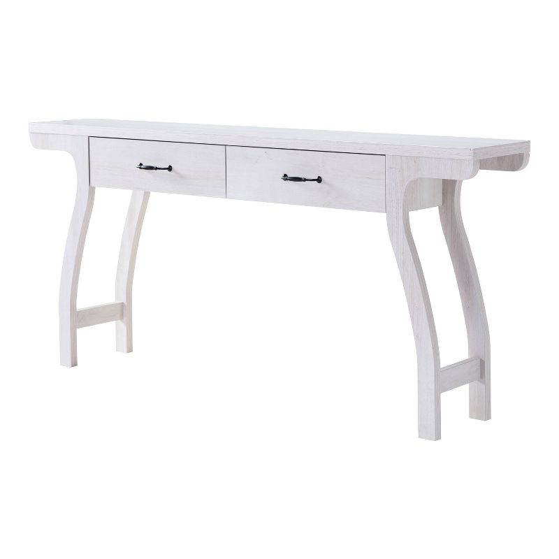 Haun 2 Drawer Console Table White Oak - HOMES: Inside + Out, 3 of 8