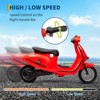 24V Electric Motorcycle for Kids - Electric Scooter with Seat for Kids 8-14 - Ride On Scooter with LED Light for Girls - 4 of 4