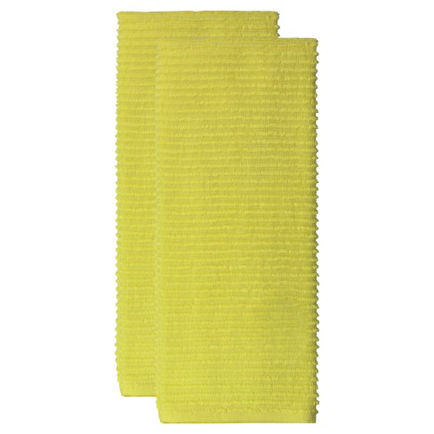 Kitchenaid 4pk Cotton Albany Kitchen Towels Yellow : Target