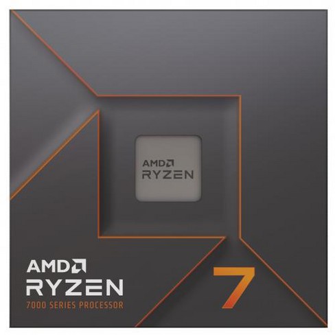 AMD Ryzen 7 7700X 8-core 16-thread Desktop Processor - 8 cores & 16 threads  - 4.5GHz- 5.4GHz CPU Speed - 40MB Total Cache - PCIe 4.0 Ready
