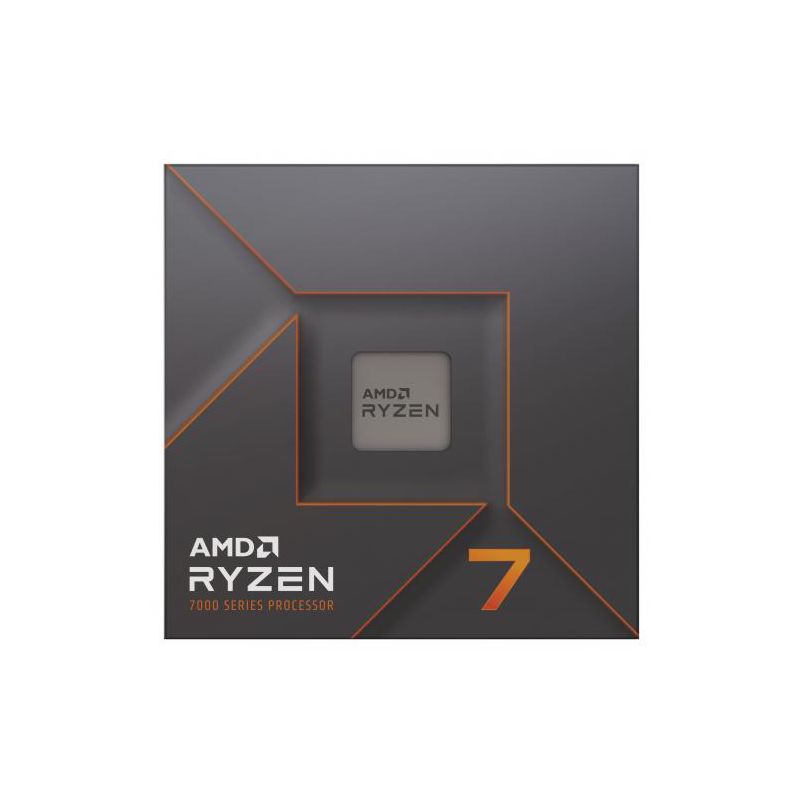 AMD Ryzen 7 7700X 8-core 16-thread Desktop Processor - 8 cores & 16 threads - 4.5GHz- 5.4GHz CPU Speed - 40MB Total Cache - PCIe 4.0 Ready, 1 of 7