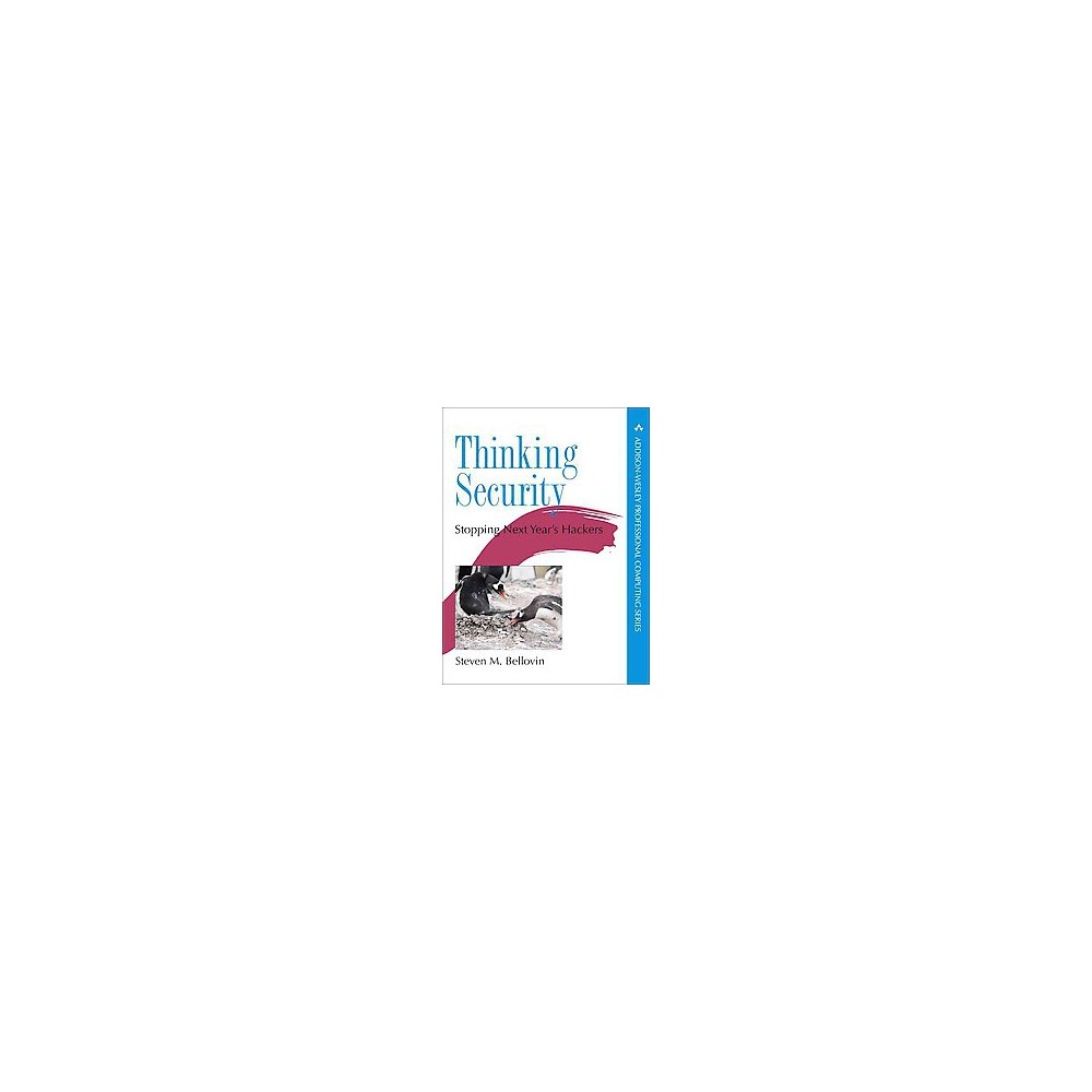 ISBN 9780134277547 product image for Thinking Security ( Addison-Wesley Professional Computing Series) (Hardcover) | upcitemdb.com