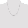 Black Bow Jewelry 0.8mm, Sterling Silver Curb Chain Necklace - 2 of 4