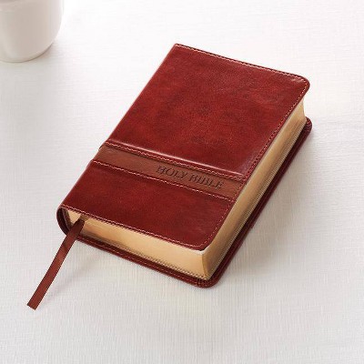 KJV Compact LP LL Brown - Large Print (Leather Bound)