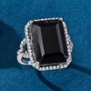Ross-Simons Black Onyx and 0.90 ct. t.w. White Topaz Ring in Sterling Silver - 4 of 4