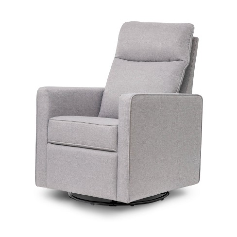 DaVinci Gabby Pillowback Swivel Glider Misty Gray