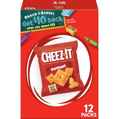 Cheez-It Original Baked Snack Crackers - 12oz/12ct