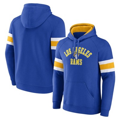 NFL Los Angeles Rams Women's Halftime Adjustment Long Sleeve Fleece Hooded  Sweatshirt - S