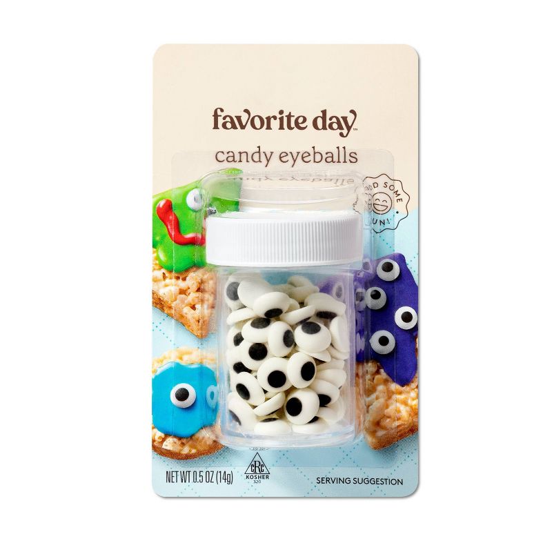 Candy Eyeballs Icing Decorations - 0.5oz - Favorite Day&#8482;, 1 of 4