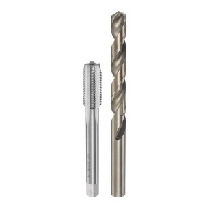 Unique Bargains Cobalt High Speed Steel Straight Flute Twist Drill Bit Tap and Bit Set - 1 of 3