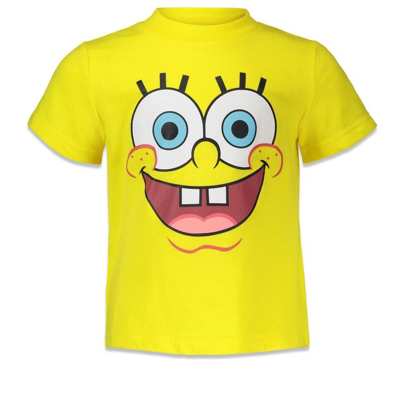 SpongeBob SquarePants 3 Pack T-Shirts Little Kid to Big Kid, 4 of 5