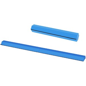 BalanceFrom 8 Foot Folding Balance Gymnastics Floor Beam with Anti Slip Bottom and Carrying Handles for Rehabilitation, Recovery, and Gymnasts, Blue - 1 of 4