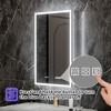 20 in. x 32 in.Built-in or wall-mounted Defogging and Dimming Mirror Cabinet Adjustable Shelf with Outlet and USB - 4 of 4