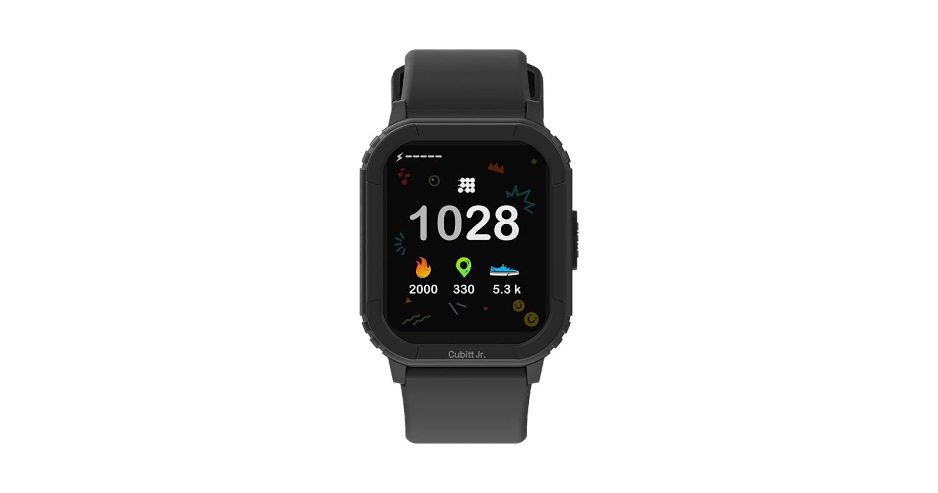 Cubitt Jr Smart Watch for Kids & Teens: Games, Step Counter, Sleep & Heart Rate Monitor, Activity Tracker, Good Habits Alarms, IP68 Waterproof.