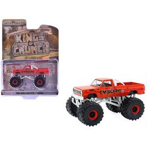 1990 Dodge Ram D250 Monster Truck "Cyborg" Red "Kings of Crunch" 1/64 Diecast Model Cars by Greenlight - 1 of 4