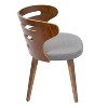 Cosi Mid Century Modern Chair Gray - LumiSource - image 2 of 4
