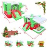 Christmas Inflatable Bounce House with Blower Bouncy Castle with Ball Pit Pool Jumping Area Slide Dart Target Game for Toddler Indoor Outdoor Party - 4 of 4