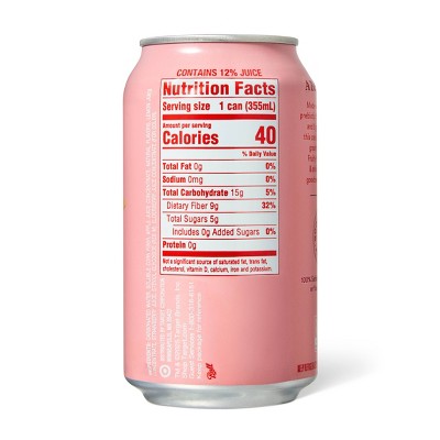 Strawberry Vanilla Prebiotic Soda - 12 fl oz - Good & Gather™