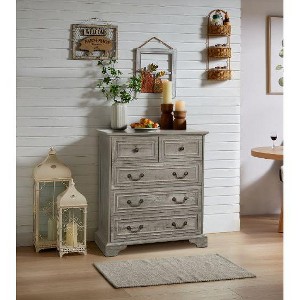 NicBex 7-Drawer Dresser with Roman Column Handles, Farmhouse Bedroom Storage Cabinet, Vintage Storage Dresser for Bedroom, Spacious Top for TV Stands - 1 of 4