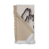 Monika Strigel FARMHOUSE SHABBY SIGN FRESH TREES 56"x46" Woven Throw Blanket - Deny Designs - 4 of 4