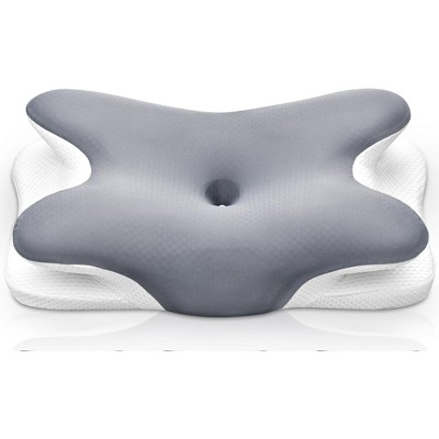 LISM Cervical Pillow with Pillowcase,Breathable Memory Foam Contour Pillow for Side,Back,Stomach Sleepers