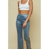 Women's Amelie Snake Flares Pants - Blue Blush M - image 2 of 2