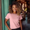 Dalix Astronaut Embroidered Lightweight Relaxed Jersey Tee Summer Cute Space Womens - 3 of 4