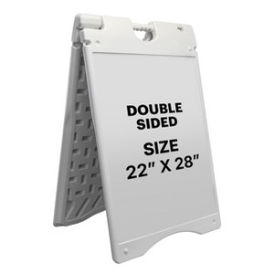 Jumbl A Frame Sandwich Board – 22 x 28" Display Sidewalk Sign with PVC Sign Protector - 1 of 4