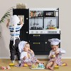 Kinder King Pretend Play Kitchen Wooden Toy Set for Kids w/Lights & Sounds, Utensils, Oven, Microwave, Gift for Boys Girls Age 3+ - 2 of 4