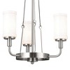 Vetivene 20" 3 Light Chandelier Textured Black - 2 of 4