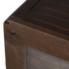 NicBex 30.8" Minimalist Accent Coffee Table for Living Room,Rustic Square Center Table Farmhouse Acacia End Table with MDF Top,220lbs Max - 4 of 4