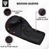 RDX Sports F15 Noir Black Boxing Gloves - Premium Quality Gloves for Professional and Amateur Boxers, Training, Sparring, Heavy Bag Work, Kickboxing - 2 of 4