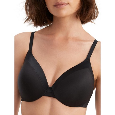 Maidenform Women's Comfort Devotion Extra Coverage T-Shirt Bra - 9436 40B  Black