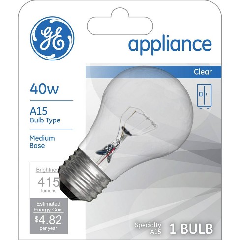 Om indstilling lotus international Ge 40w A15 Appliance Incandescent Light Bulb White : Target