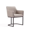 Serena Modern Leatherette Upholstered Dining Armchair - Manhattan Comfort - 4 of 4