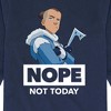 Boys' - Avatar: The Last Airbender - Sokka Nope Long Sleeve Graphic T-Shirt - 2 of 4