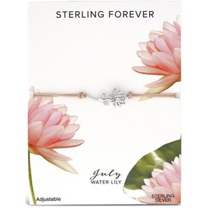 SHINE by Sterling Forever Sterling Silver Birth Flower Bolo Bracelet - 1 of 2