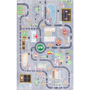 Santa Monica Kids SMK127  Machine Washable Skid-Resistant Power Loomed Indoor Rugs - Safavieh Kids - 1 of 4