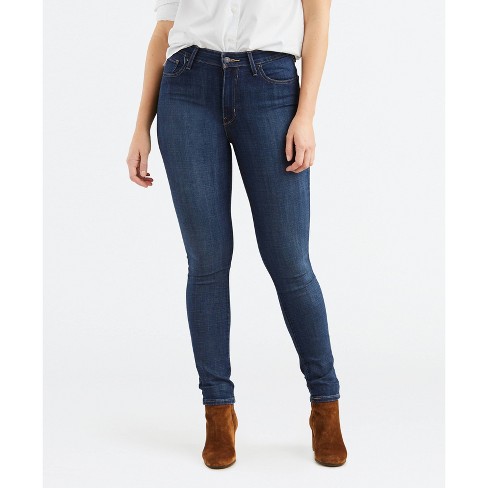 Button Front 721 High Rise Ankle Skinny Women's Jeans - Light Wash