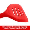 Betty Crocker Silicone 14 Inch Slotted Turner, Red - 2 of 4