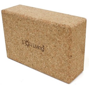 Sol Living Yoga Block Meditation Exercise Equipment for Yoga and Pilates 4" x 6" x 9" - 1 of 4