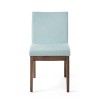 GDFStudio Hampton Mid-Century Modern Fabric Upholstered Armless Dining Chairs (Set of 2) - 4 of 4