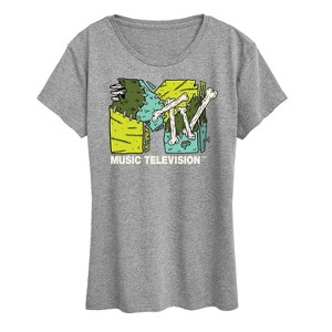 Women's - MTV - Logo Halloween Short Sleeve Graphic T-Shirt - 1 of 4