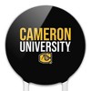 Cameron University Secndary Logo Acrylic Cake Topper Party Decoration for Wedding Anniversary Birthday Graduation - 3 of 4