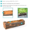 Sunnydaze Polyresin Decorative Outdoor Raised Rustic Log Planter for Garden, Patio, Deck, Yard, Porch and Balcony - 35" W - Brown - 2 of 4
