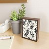 evamatise Abstract Spider Orchids 4" x 3" Walnut Framed Mini Art Print - Society6 - 2 of 3