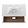ChicFurnit Bathroom Vanities Modern Vanity with Sleek Design and Ample Storage for Bathroom Spaces, Brown,35.9”*18.3”*20.5" - 3 of 3