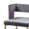 Brassex Set of 2 Anthony Dining Chairs Gray - 4 of 4