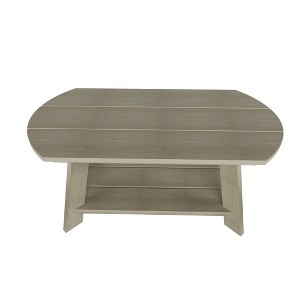 WestinTrends Outdoor Patio All-weather Modern Coffee Table - 1 of 3